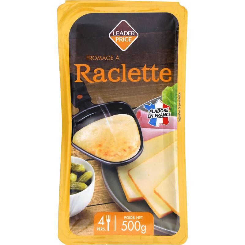 Leader Price - Fromage à raclette (500g)