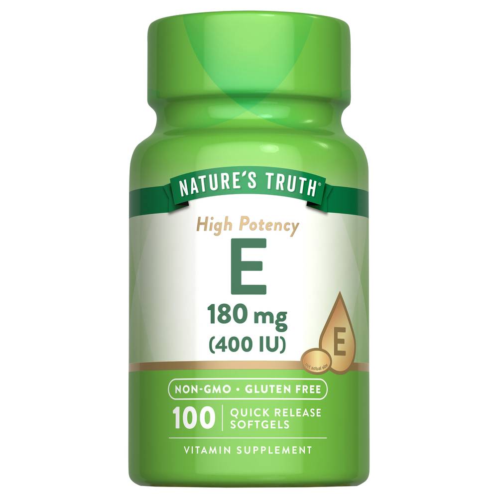 Nature's Truth High Potency Vitamin E 400 Iu Softgels (2.88 oz)