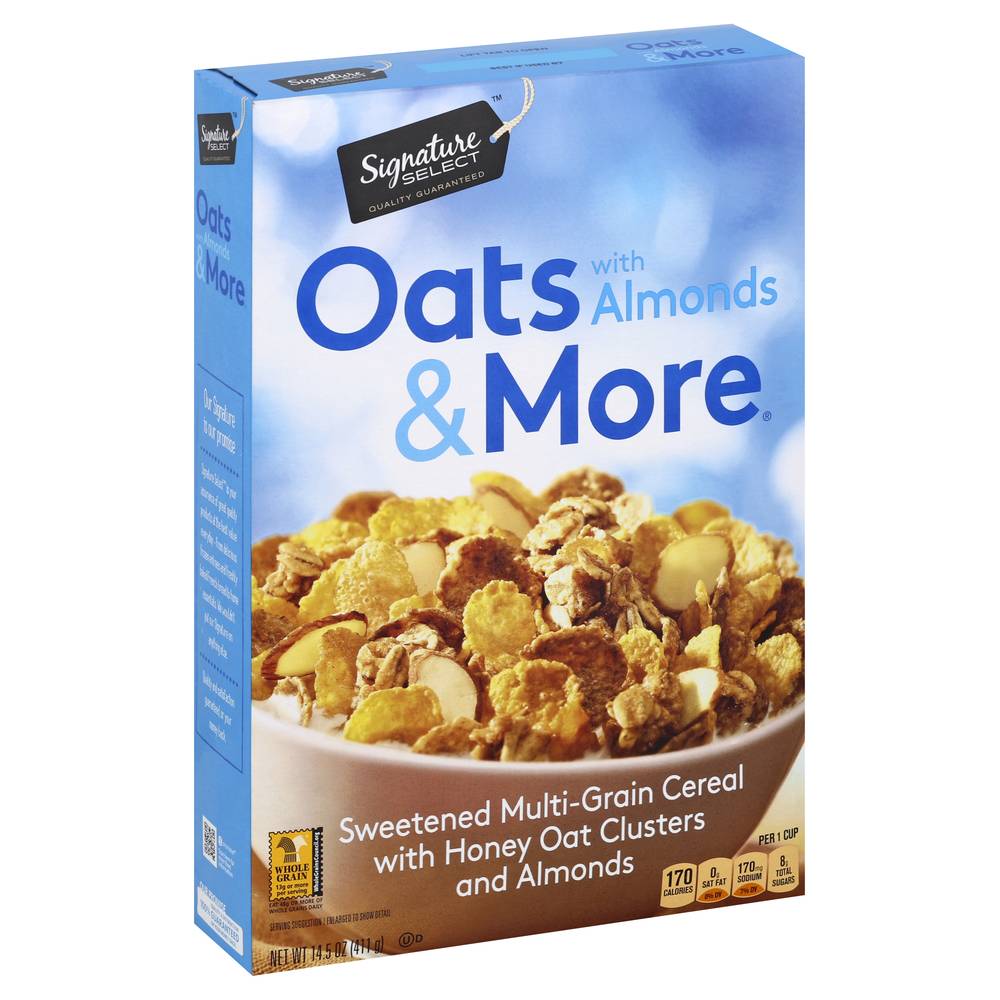 Signature Select Oats & More With Almonds Cereal (14.5 oz)