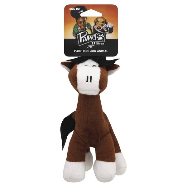 Paws Happy Life Premium Plush Mini Zoo Animal Dog Toy