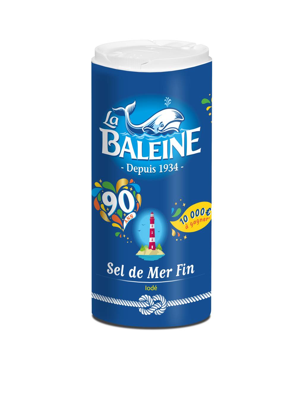 La Baleine - Sel de mer fin iodé et fluoré