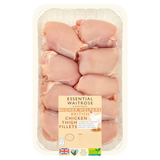 Essential Waitrose & Partners British Chicken Thigh Fillets