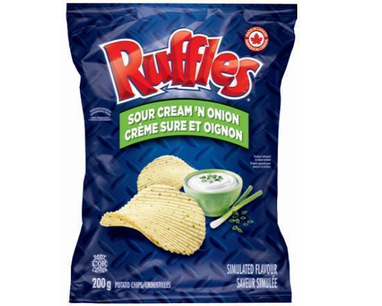 Ruffles Sour Cream n Onion Chips 200g