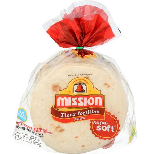 Mission Super Soft Fajita Tortillas 20 Count