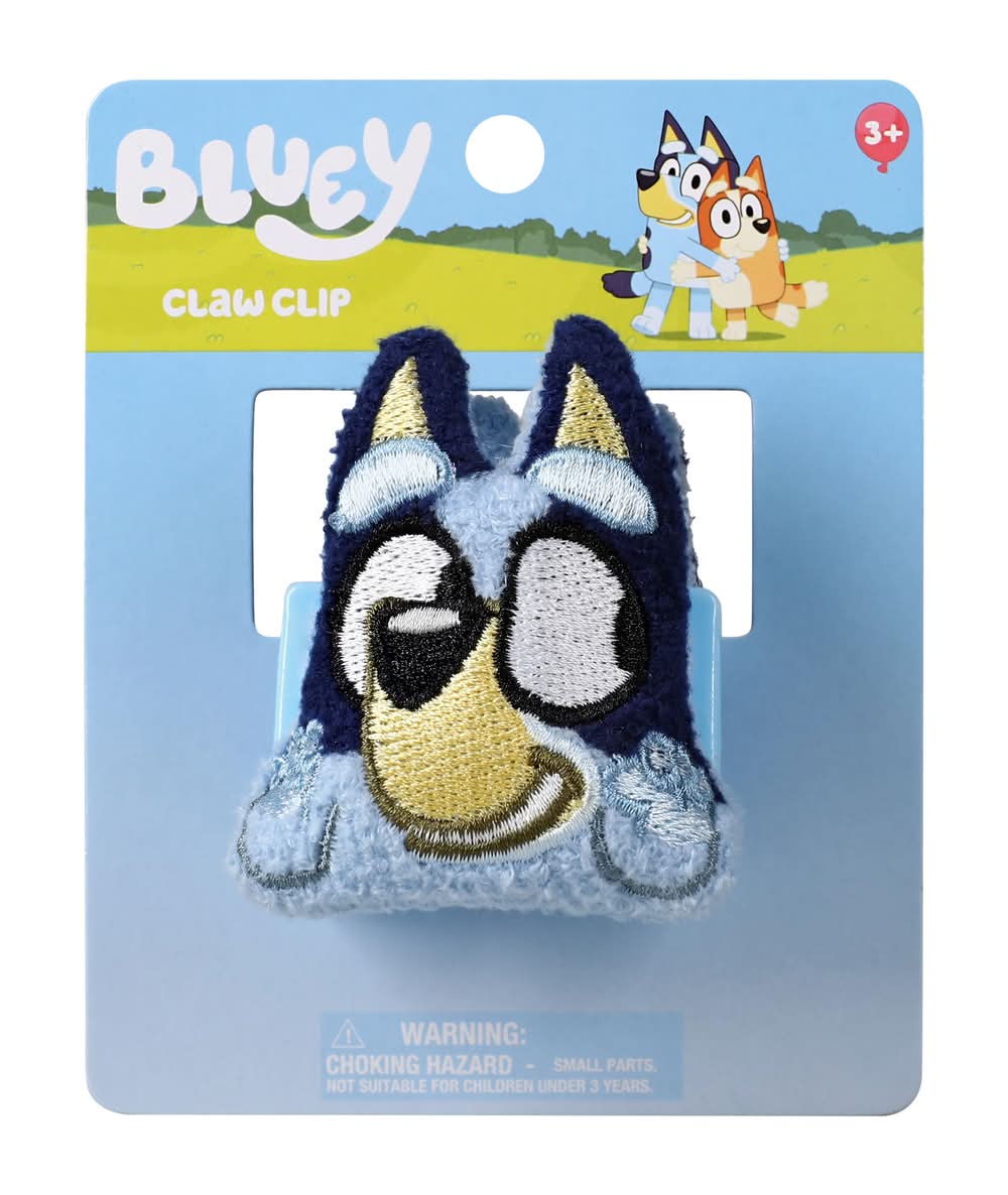 Licensed Plush Claw Clips Bluey