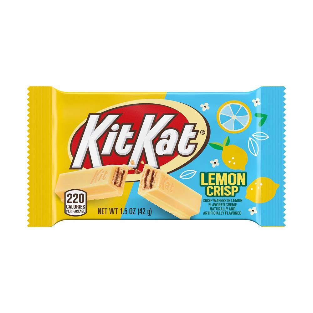 Kit Kat Lemon Flavored Creme Wafer, Easter Candy, 1.5 oz