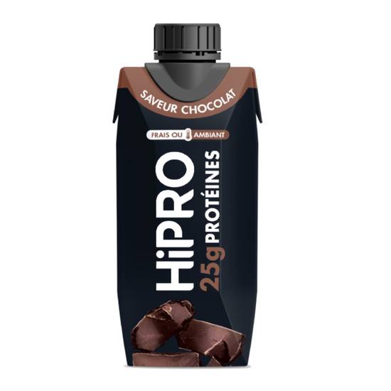 Hipro - Boisson protéinée lactée saveur chocolat (0,34 L)