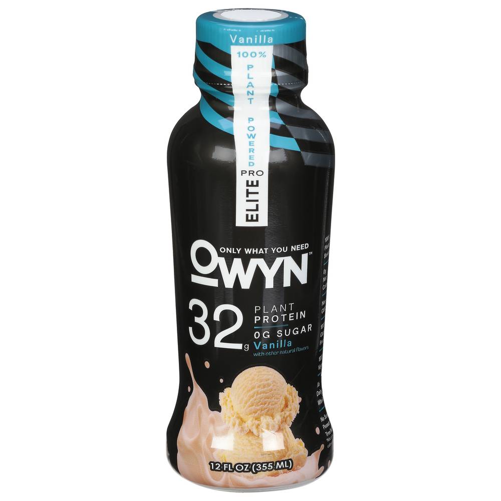 OWYN Pro Elite Protein Shake, Vanilla (12 fl oz)