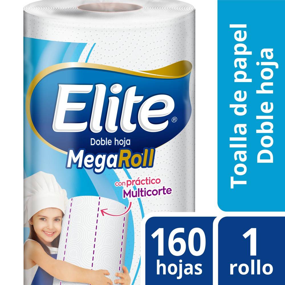 Elite · Toalla de papel mega rollo de 160 hojas dobles