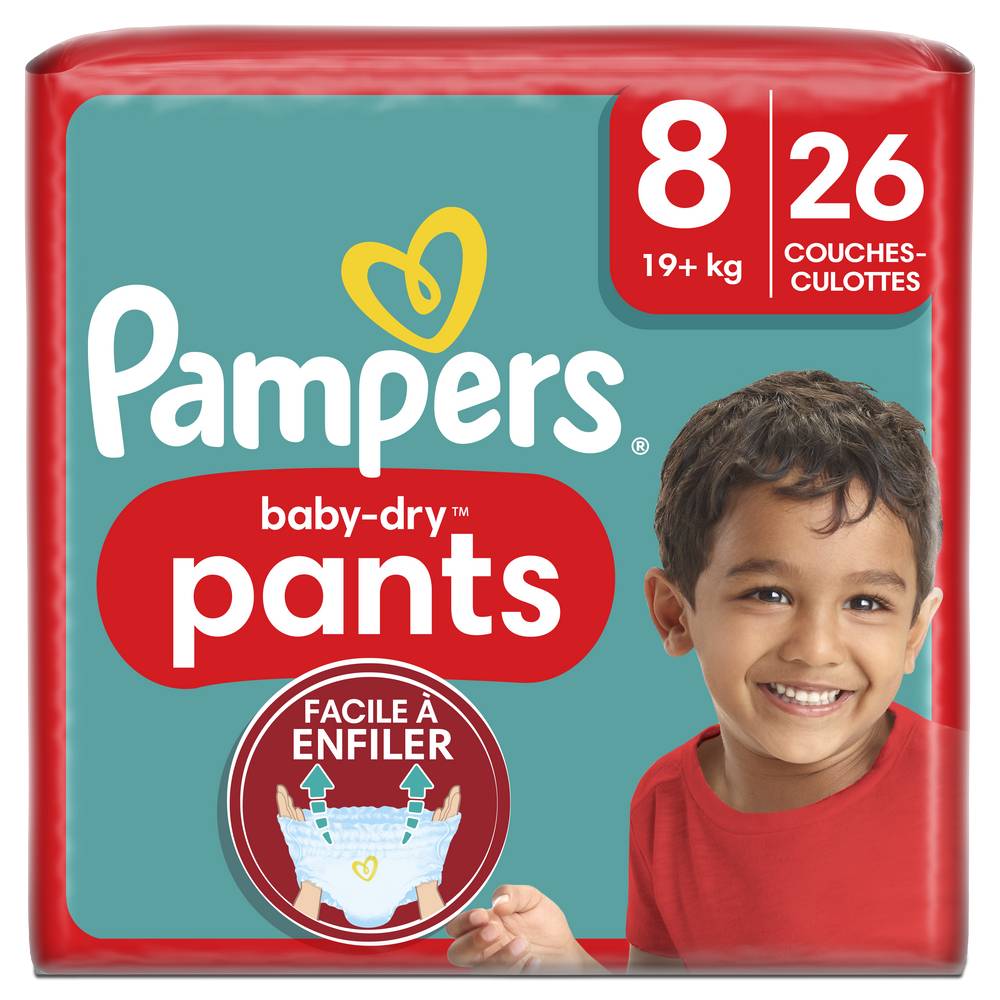 Pampers - Couche culottes baby dry pants dès 19 kg, 8 (26)