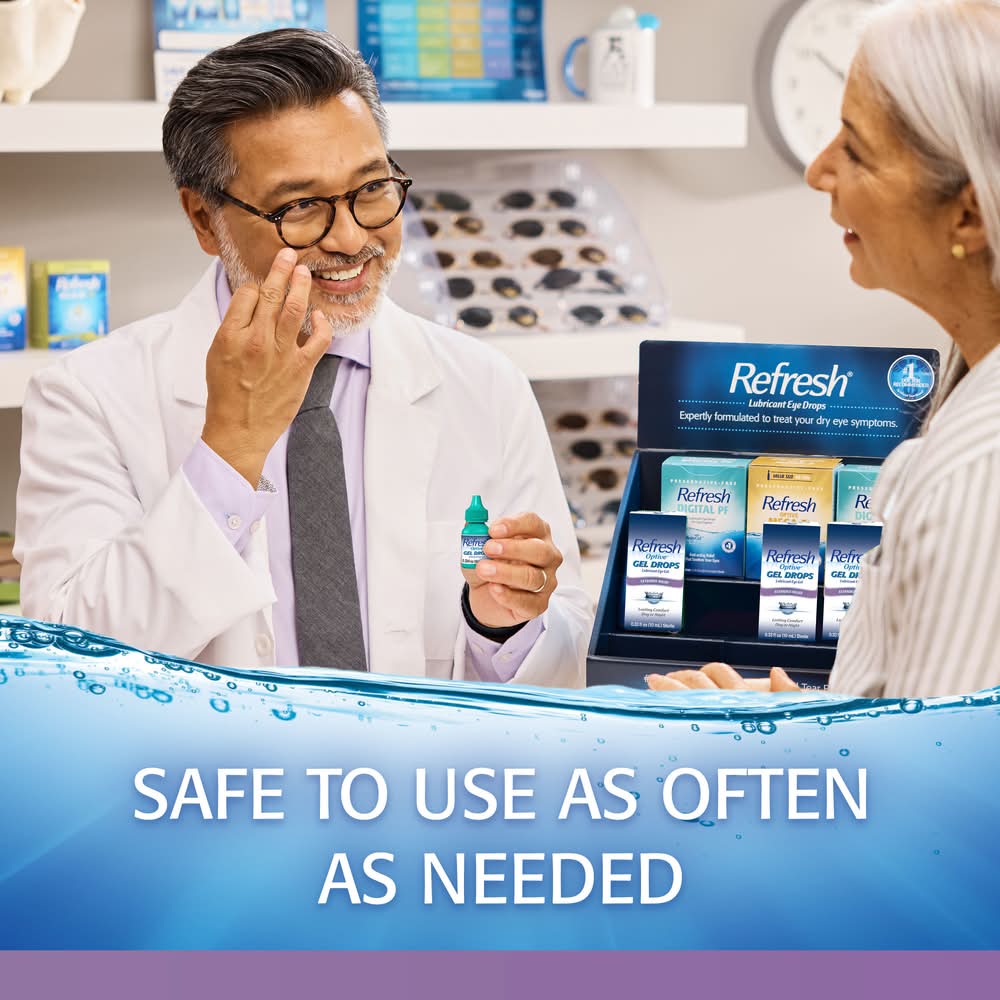 Refresh Optive Gel Drops Lubricant Eye Gel (0.4 fl oz) Feel-Good Formulas for Skin, Hair, and Body | Eye Drops & Lubricants | Uber Eats Refresh Optive Gel Drops Lubricant Eye Gel (0.4 fl oz) Feel-Good Formulas for Skin, Hair, and Body | Eye Drops & Lubricants | Uber Eats