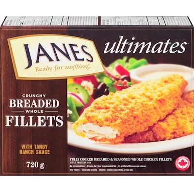 Janes Ultimates Breaded Chicken Breast Fillets (720 g)