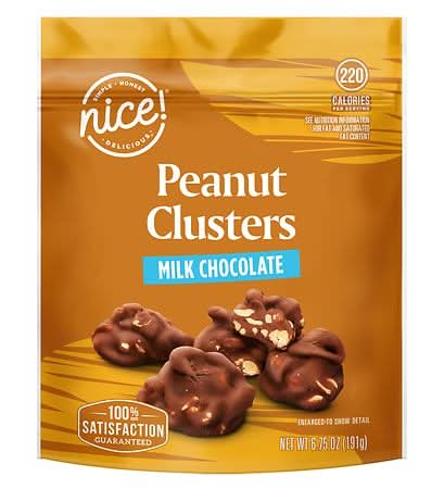 Nice! Peanut Clusters, Milk Chocolate (6.75 oz)