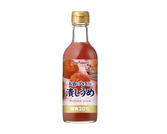 217214：ポッカサッポロ お酒にプラス潰しうめ 300ML / Pokka Sapporo Osake Ni Plus Tsubushi Pickled Plum