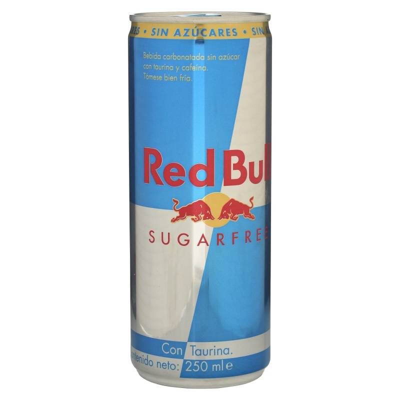 Red Bull Sugar Free Bebida Energetica Lata 250 Ml