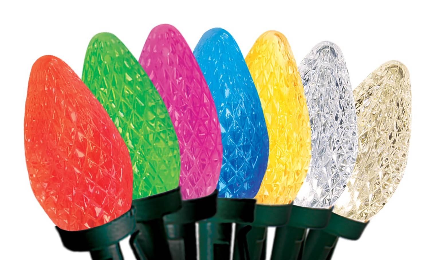 GE Color Effects 50 -Count 32.6-Feet Multi-function Color changing LED Plug-In Christmas String Lights | 73017LO