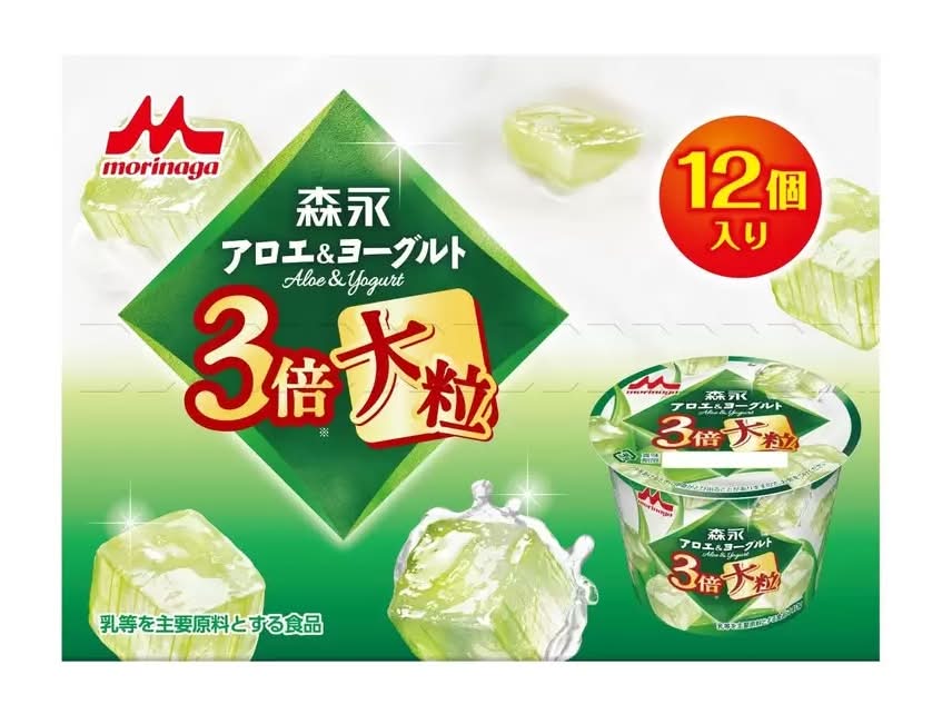 森永アロエ＆ヨーグルト3倍大粒 140g x 12個
