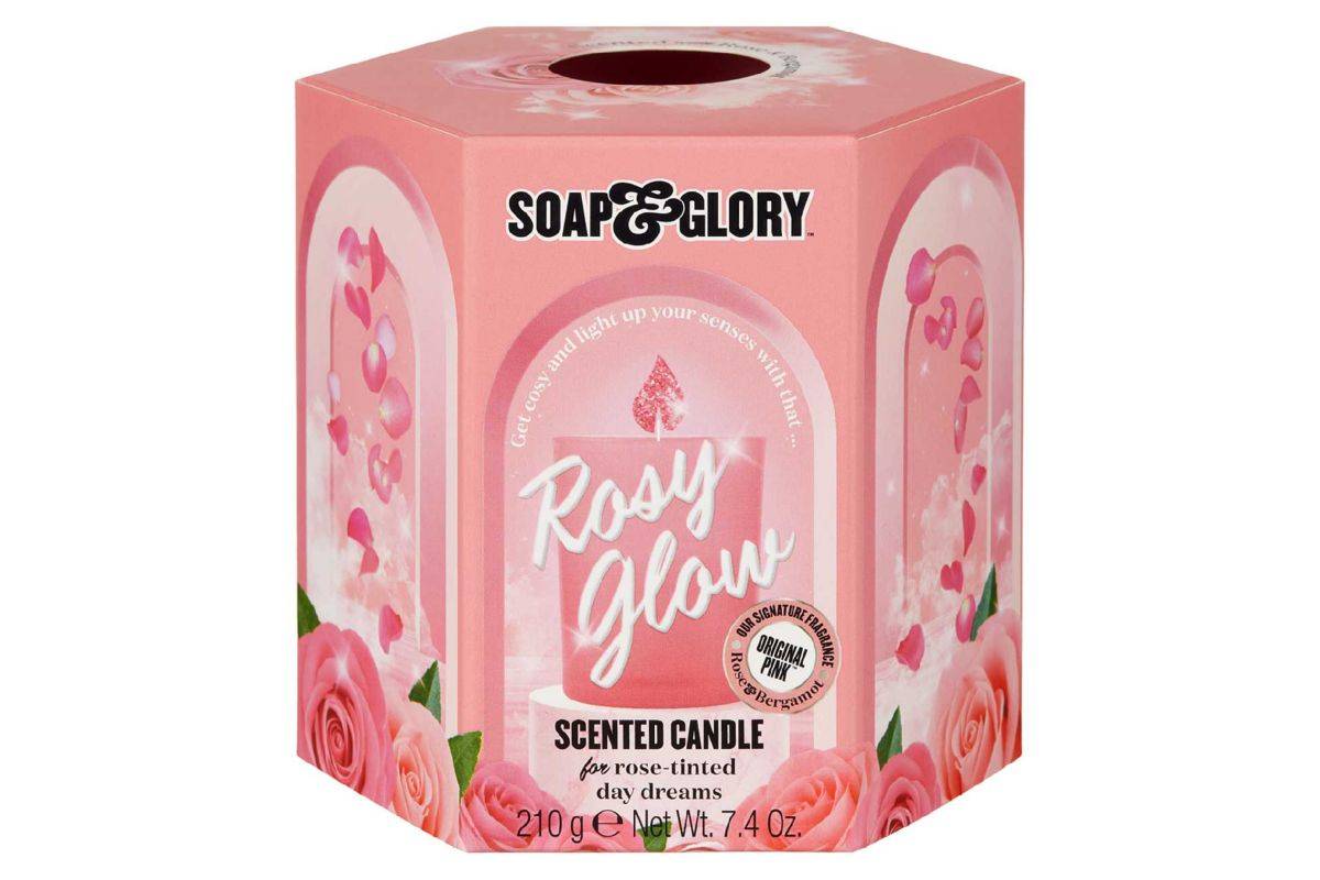 Soap & Glory Rosy Glow Scented Candle