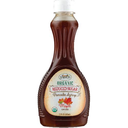 Sprouts Organic Reduced Sugar Maple Pancake Syrup
