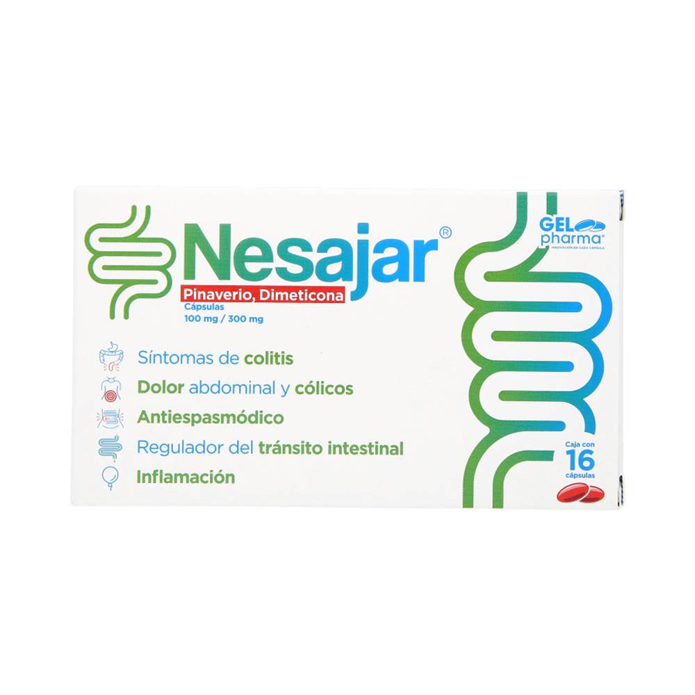 Gelpharma · Nesajar cápsulas 100 mg/300 mg (16 un)