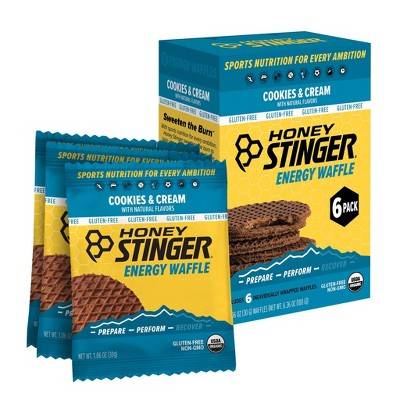 Honey Stinger Energy Waffle, Cookies and Cream (6 x 1.06 oz)