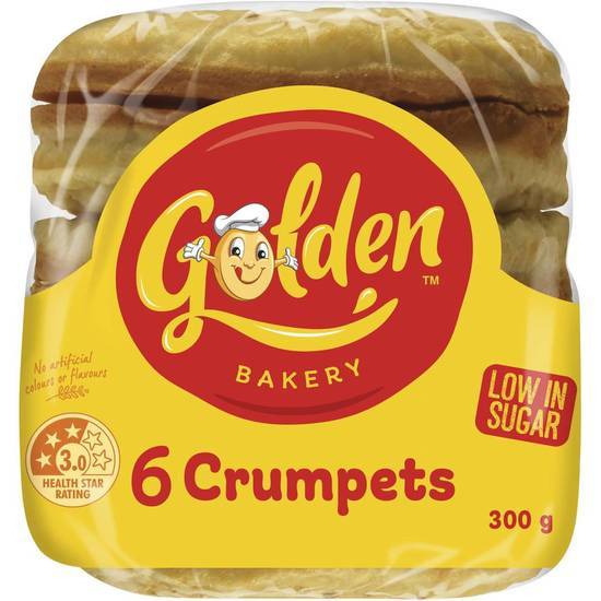 Golden Crumpets Round (6 pack)