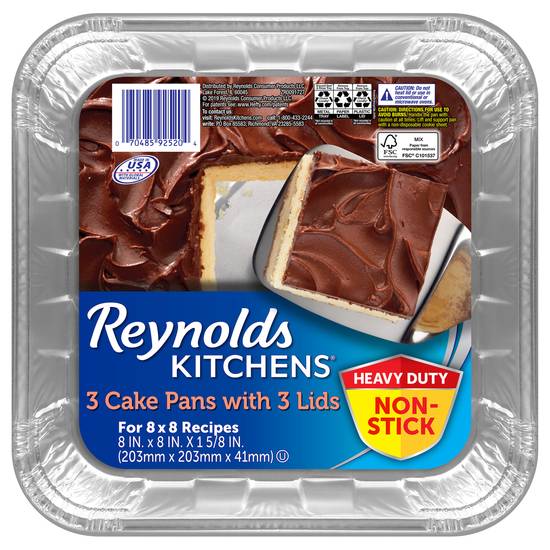 Reynolds Cake Pans With Lids (3 ct)