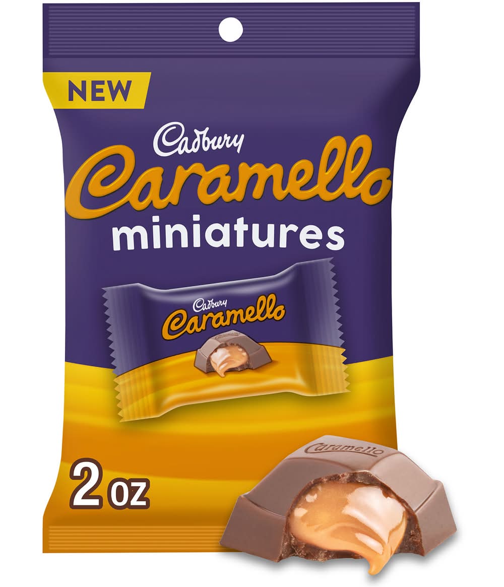 Cadbury Caramello Miniatures Milk Chocolate Caramel Candy Bag (2 oz)