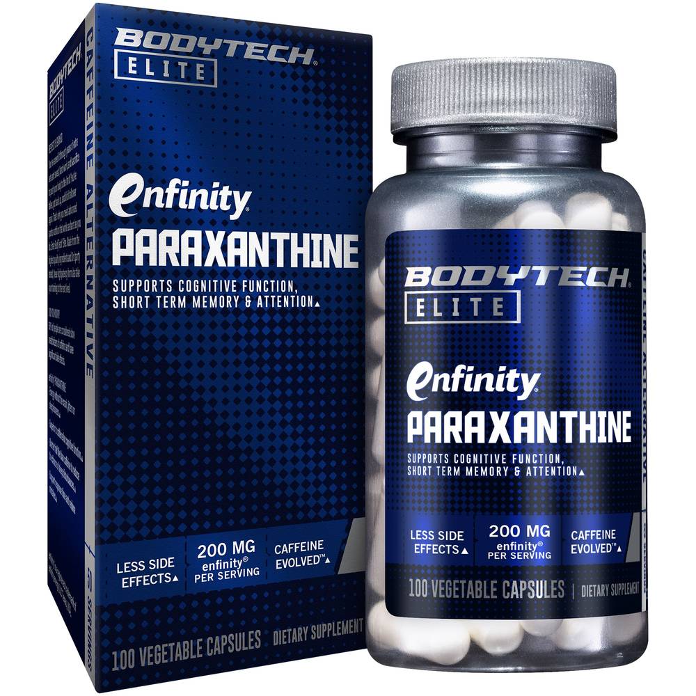 Enfinity Paraxanthine - Supports Cognitive Function, Short Term Memory And Attention (100 Vegetable Capsules)