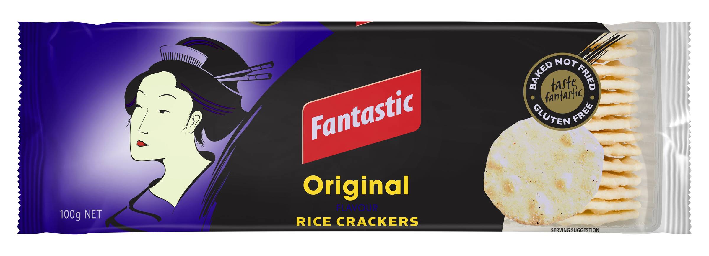 Fantastic Rice Crackers, Original (100g)