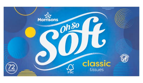 Morrisons Oh So Soft Classic Tissues (72 pack)
