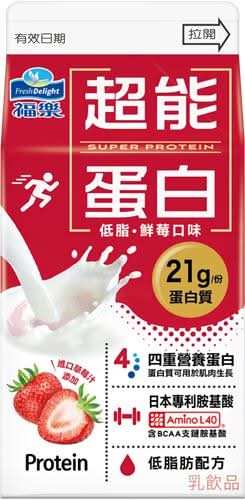 福樂超能蛋白牛乳鮮莓風味