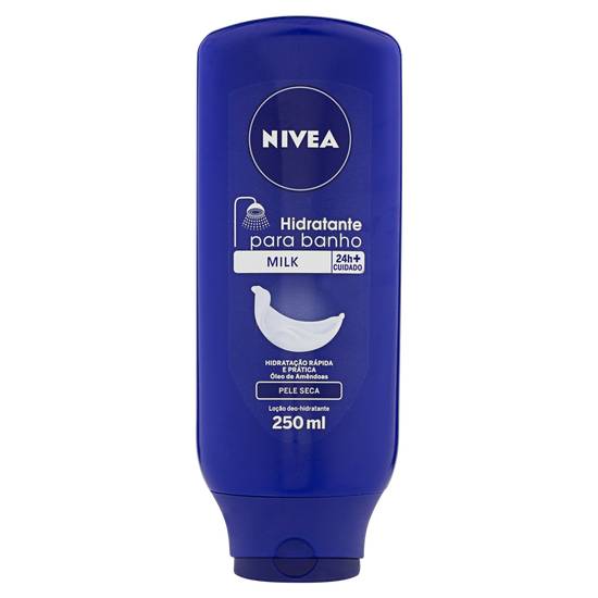 Nivea hidratante desodorante para banho milk (250ml)