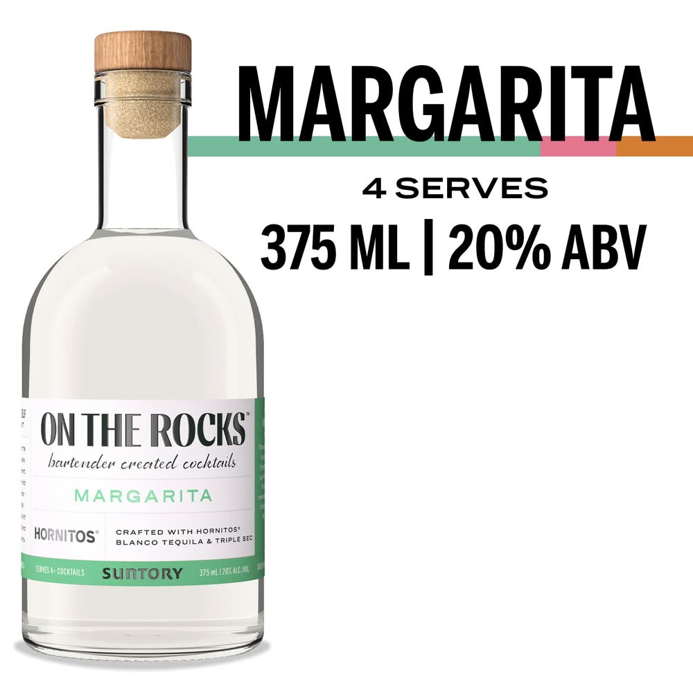 On The Rocks Hornitos Margarita Premium Cocktail (375 ml)