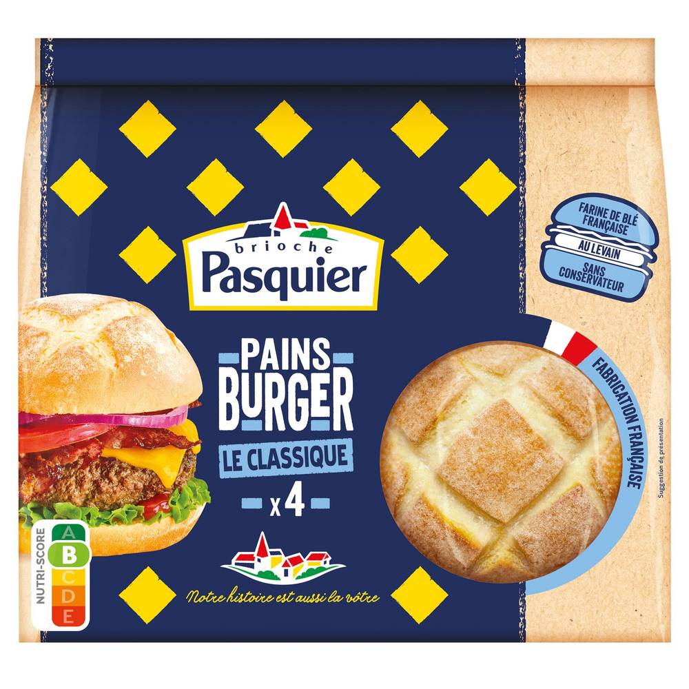 Brioche Pasquier - Pains burger le classique (4)