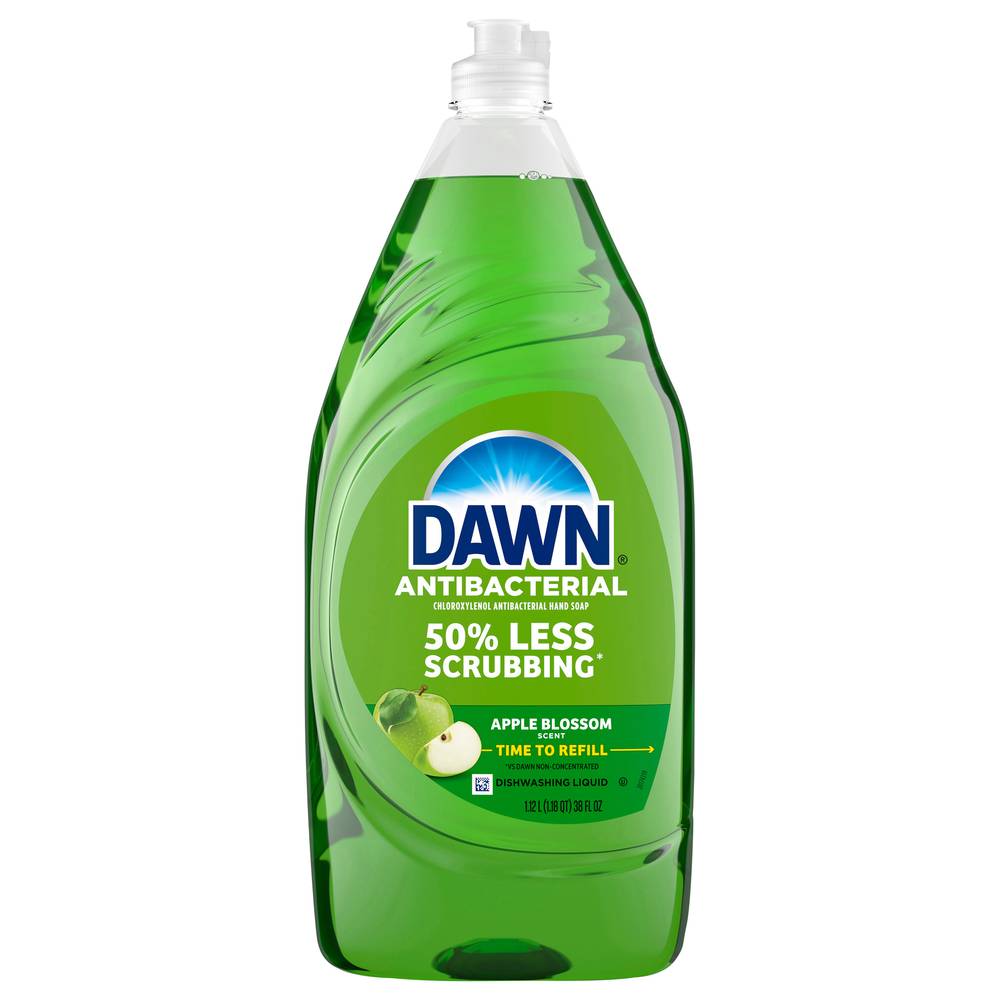 Dawn Antibacterial Dishwashing Liquid Detergent (apple blossom)