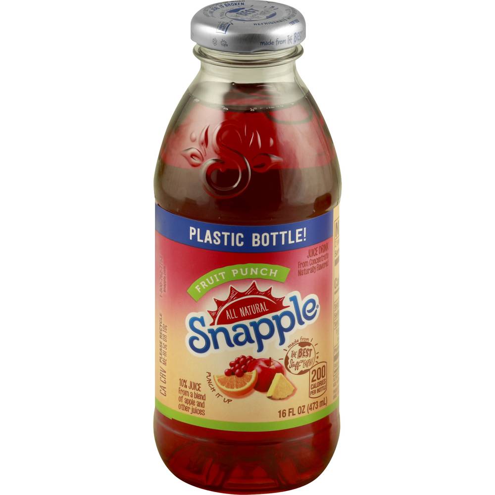 Snapple All Natural Fruit Punch Juice Drink (16 fl oz)