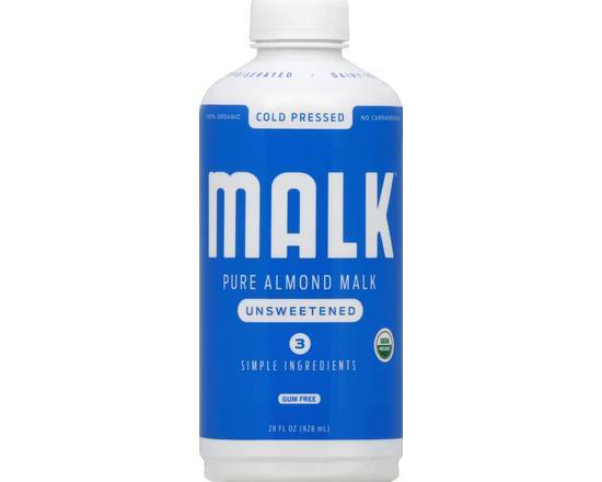 Malk Unsweetened Pure Almondmilk (28 fl oz)