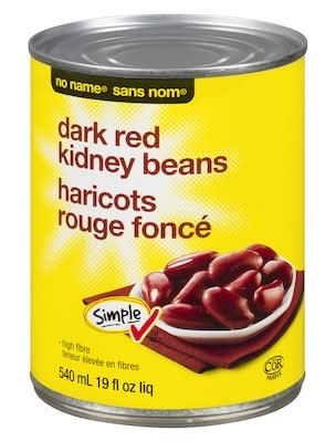 No name haricots rouges foncés - dark red kidney beans