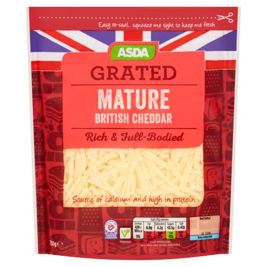 ASDA Grated Mature British Cheddar (250g)