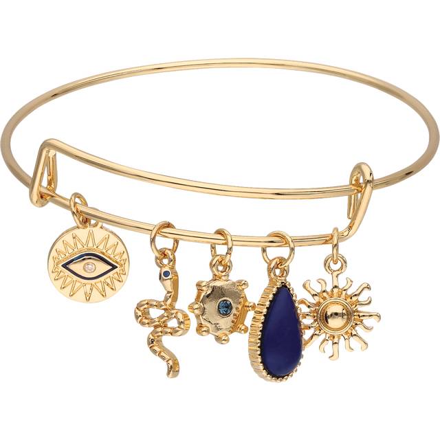 Naiam Fash Bracelet, Gold-Navy Blue