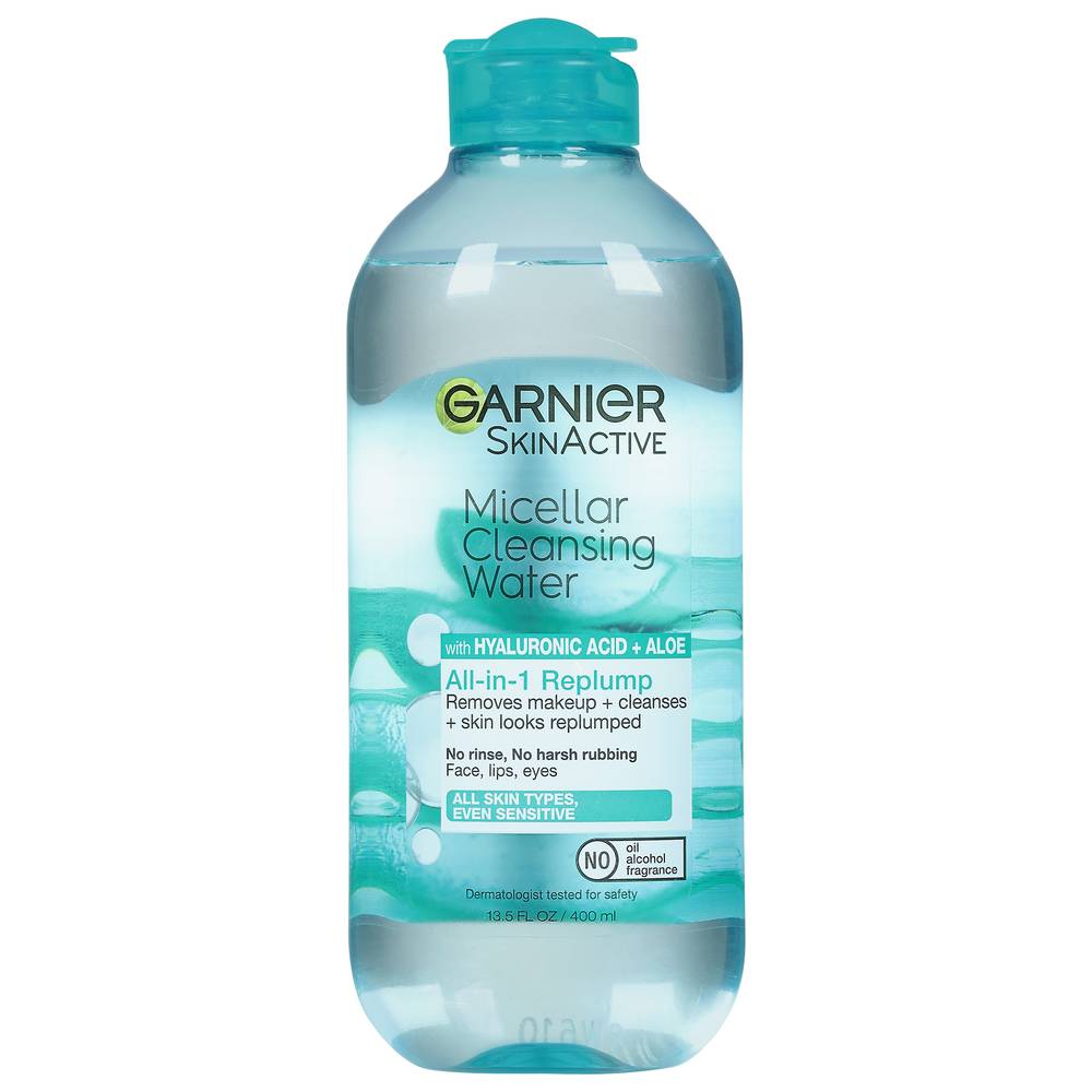 Garnier SkinActive Micellar Cleansing Water With Hyaluronic Acid + Aloe (13.5 fl oz)