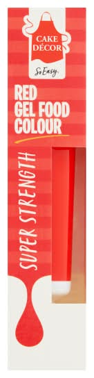 Cake Décor Red, So Easy Gel Food Colour (19g)