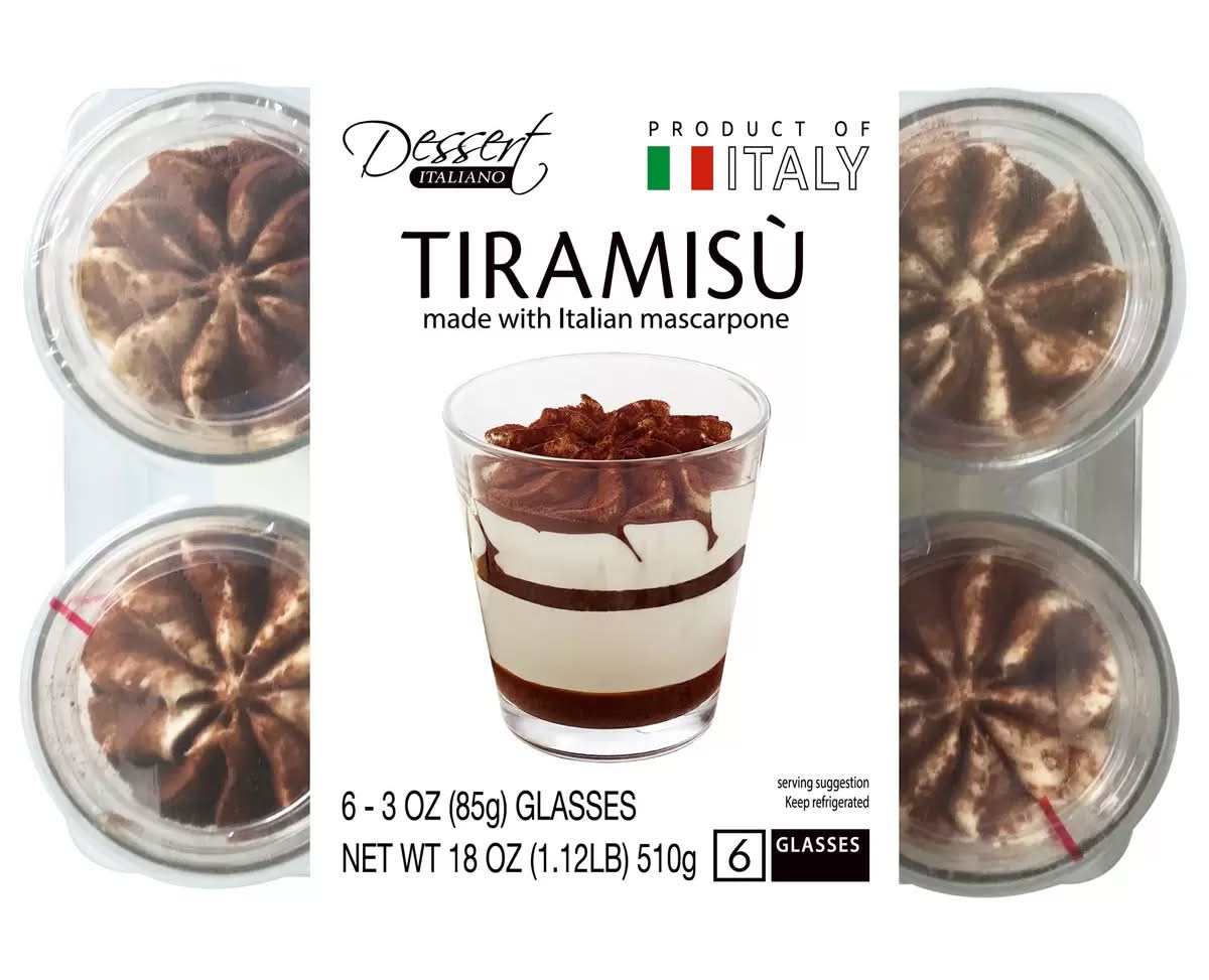 イタリアン ティラミス カップ 85g X 6