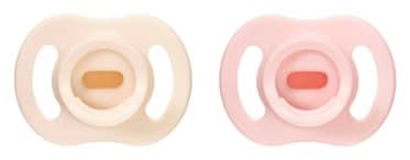 Tommee Tippee Ultralight Stay Put Silicone Pacifier, Light Pink -Dark Pink (2 ct)