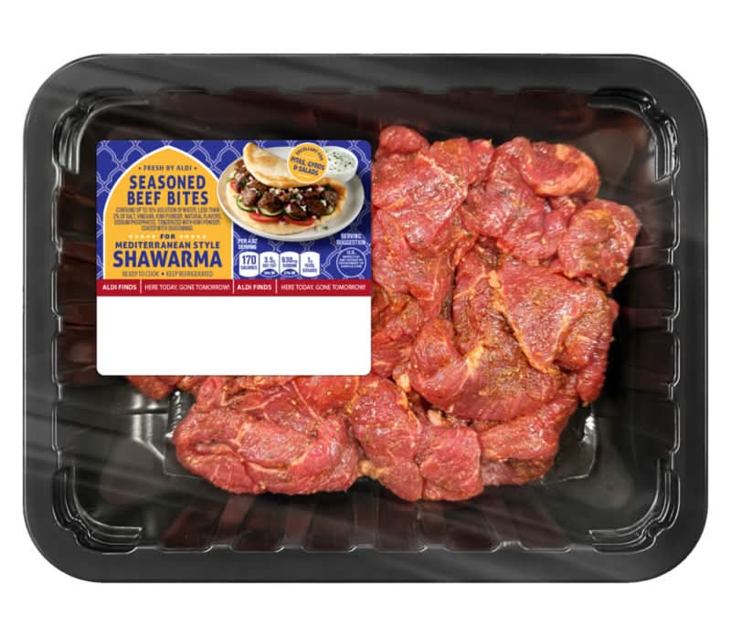 Seasoned Mediterranean Style Shawarma Beef Bites