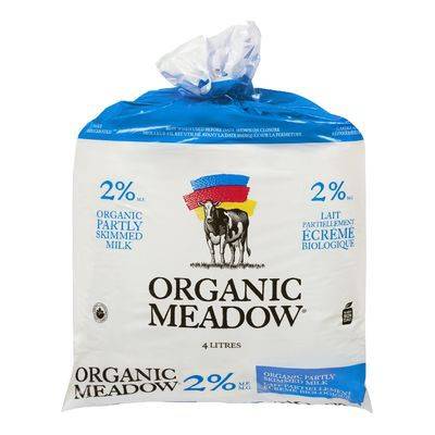 Organic Meadow Organic Partly Skimmed Milk 2% (4 L)