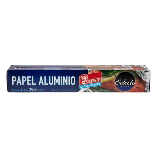 Selecto papel aluminio (7.6 m)