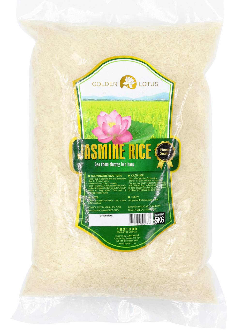 Golden Lotus Rice (5kg)