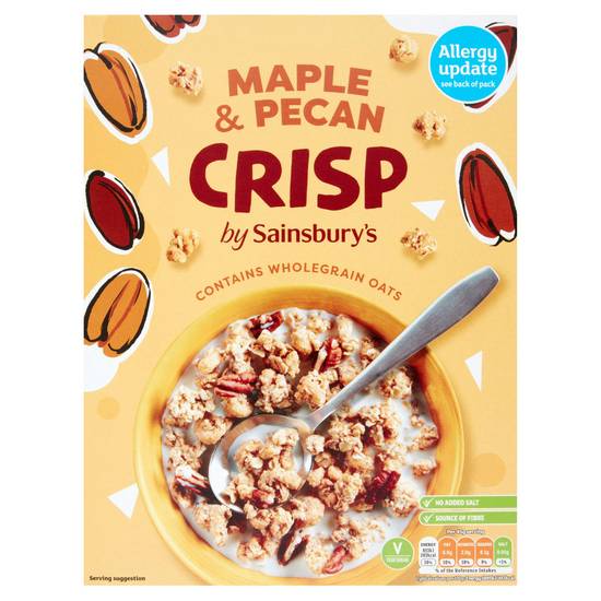 Sainsbury's Maple & Pecan Crisp Cereal 500g